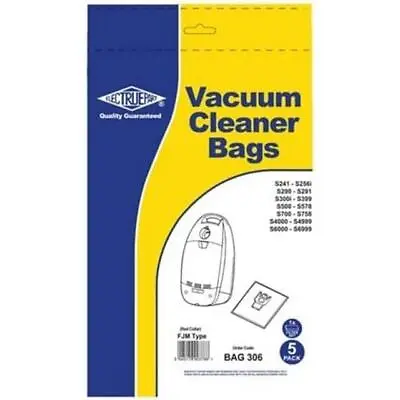 Electruepart Miele Vacuum Cleaner Hoover Bags - GN & FJM Type Available - 5 Pack • £9.99