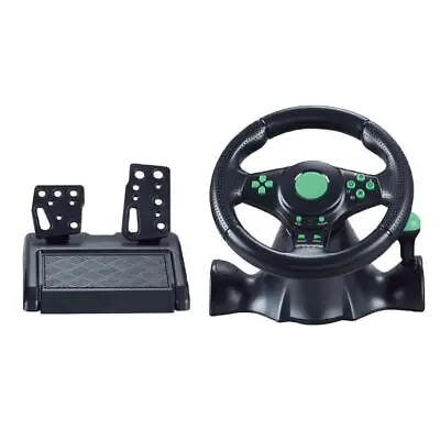 £72.19 • Buy Car Racing Gaming Steering Wheel And Foot Pedal Driving Simulator Controller