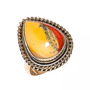 Mookaite Solid 925 Sterling Silver Jewelry Ring S.9 S201 (SR-1142) • $127.99