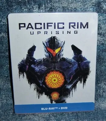 New Rare Oop Pacific Rim Uprising Steelbook Blu Ray & Dvd 2018 Mexico Edition • $17.95