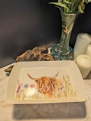 Leonardo Collection Highland Cow Trinket Tray • £7.99