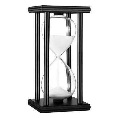 Hourglass Timer 30/60 Minutes Wood Sand Hourglass Clock For Creative Gifts Ro... • $27.02