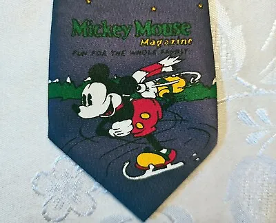 Kids Vintage Authentic Disney Mickey Mouse Blue Boy's Neck Tie • $7.50