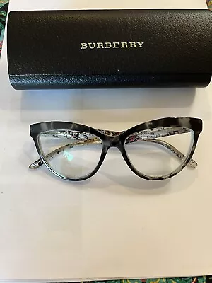 Authentic Burberry B 2276 3372 Cat Eye Frames. • $75