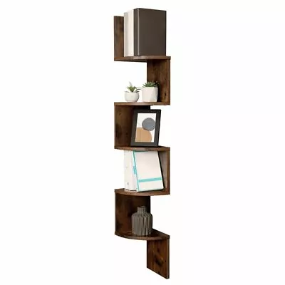 Zipcode Design Carol Corner Bookcase - Oak • £44.41