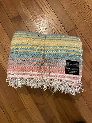 Benevolence LA Authentic Home Collection Artisan-Made Mexican Beach Blanket • $22.99