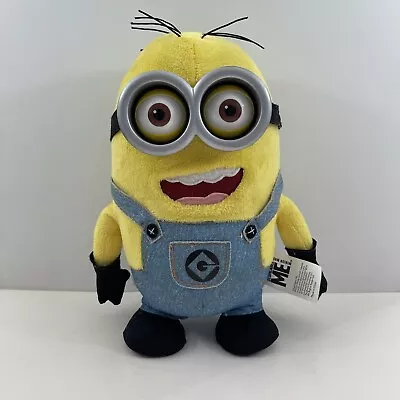 Despicable Me Talking Minion Dave Soft Toy Plush Light Up Pop Out Eyes 11” • $22.95