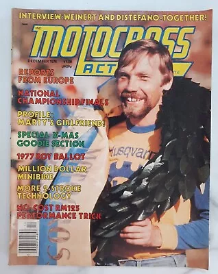 Motocross Action Magazine December 1976: Weinert-DiStefano Interview With Pics • $7.27