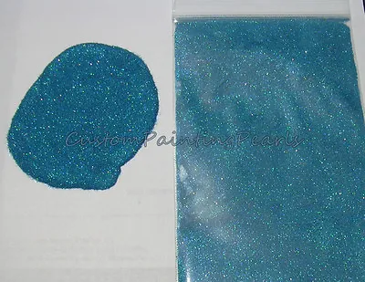 25g Ocean Blue Holographic .004  Metal Flakes HOK Spray Gun HVLP Auto Paint Dip • $7.99