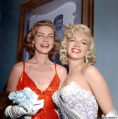 Marilyn Monroe And Lauren Bacall 8x10 Glossy Photo • $8.99