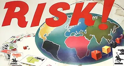 RARE FIND - A  1960's  RISK * BOARD GAME - Game Complete - Box Shabby * • £29