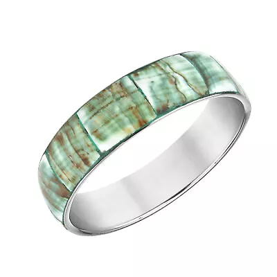 Green Luxuriant Abalone Shell Bangle-Bracelet • $23.99