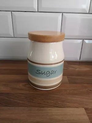 David Mason Design  DMD  Vintage Sugar Storage Jar Linea Hand Crafted BP15 • £7