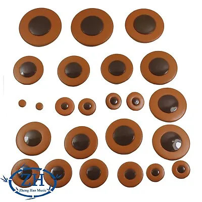 Brown Plastic Resonator Alto Saxophone Pads Set YAMAHA YAS 855 Size • $23.25