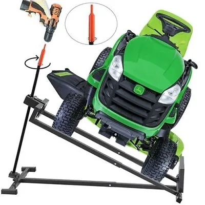 Ride On Lawn Mower Lift Unit 400kg Home Garden Tractors Foldable Lifter Stand • £85.99