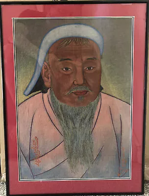 Mongolian Genghis Khan Painting • $1500