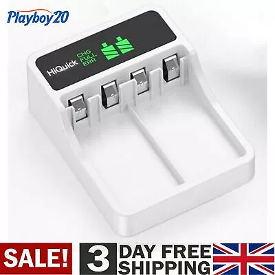 9V Battery Charger Battery USB Charger Rechargeable 6F22 Batteries Charger • £9.99