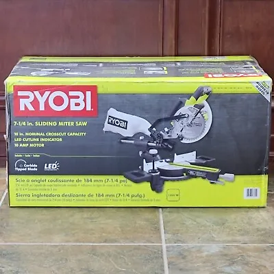 Ryobi TSS702 7-1/4 Inch Sliding Corded Miter Saw. Brand New. Open Box • $189.99