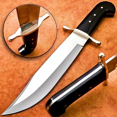 Unique Custom Hand Forged D2 Steel Blade Bowie Hunting Knife Bull Horn 9536 • $22.10