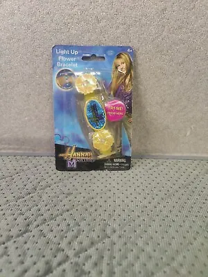 Disney Hannah Montana Light Up Flower Bracelet Adjustable Flashes Rainbow Colors • $5