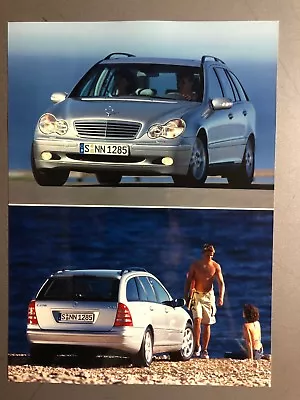 2001 Mercedes-Benz C-Class Estate Wagon Press Photo Foto RARE!! Awesome L@@K • $7.95