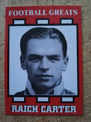 Raich Carter Sunderland Legend Ltd. Edition Hossack The Beautiful Game Card (2) • £9.95