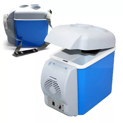 12V 7.5L Mini Car Fridge Cooler And Warmer Box • £32.01