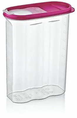 Plastic Cereal Dispenser Storage Container Kitchen Dry Food Rice Pasta Box 2.4L • £5.99