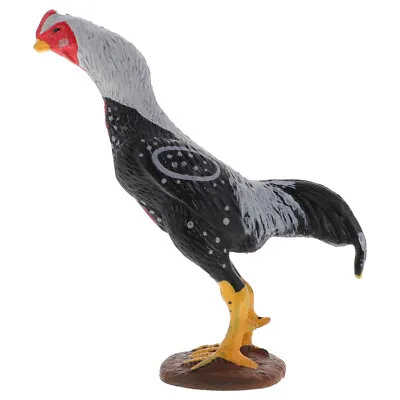  Simulation Cockfighting Model Farm Animal Figures Hen Toy Models Statuette • £6.30