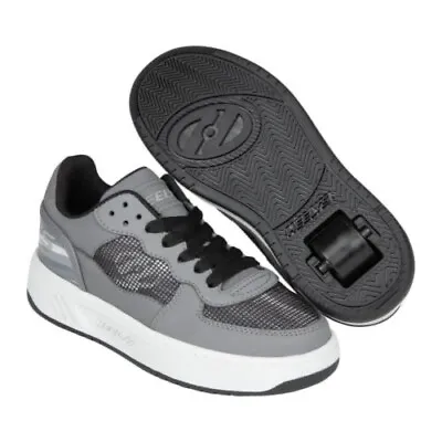 Heelys Reserve Low Skate Shoes - Size UK 1/2 - Grey/White - SALE WAS £65! • £39.95