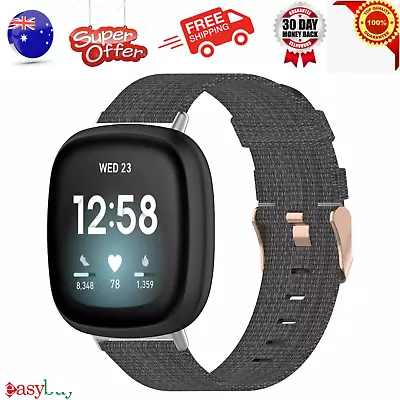 TERSELY Leather Band Strap For Fitbit Versa 3 Sense Quick Release Premium Lea • $16.99