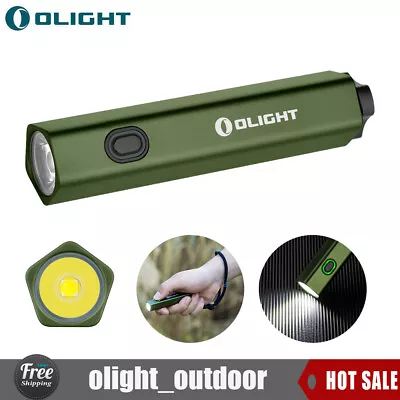 OLIGHT Diffuse 700 Lumens Small EDC Pocket Flashlight USB-C Charging (OD Green) • $32.99