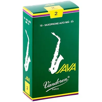 Vandoren Java Alto Saxophone Reeds Strength - 2 Box Of 10 • $34