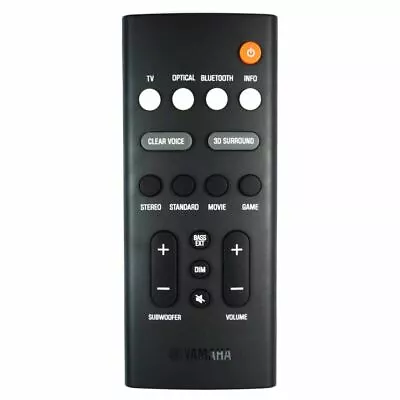 $68.94 • Buy NEW Genuine Yamaha SR-B20A Soundbar Remote Control