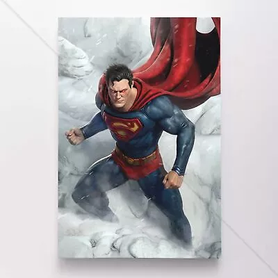 $54.95 • Buy Superman Poster Canvas Endless Winter Vol 1 #1 DC Comic Justice League Art Print