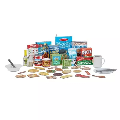 Melissa & Doug Deluxe Kitchen Collection Cooking & Play Food Set – 58 Pieces • $51.99