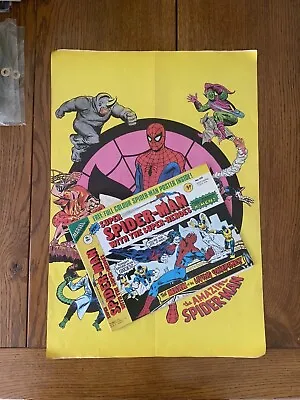 Super Spider-man With The Super Heroes #158 - Marvel Comics - 1976 - Inc Poster • £37.50