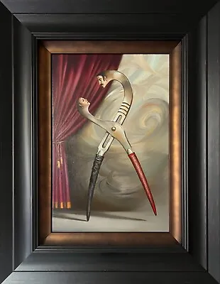 Vladimir Kush Original Oil On Board  Argentinian Tango  Framed • $23999