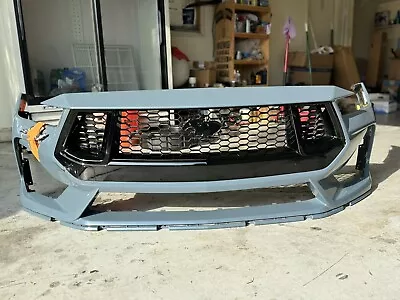2024 Ford Mustang Gt Front Bumper Cover Complete With Grill Vapor Blue Oem Used • $899.99