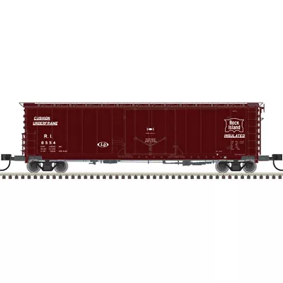 Atlas Model Railroad 50005703 N Scale Rock Island 50' GA RBL Box Car #6551 • $28.95