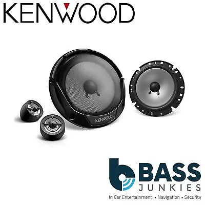 Kenwood KFC-E170P Car Stereo 17CM 6.5  Inch 300 Watts 2-Way Component Speakers • £48.95