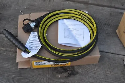 ENERPAC HC9210 10' Hydraulic Hose 3/8  NPT 1/4  ID Heavy Duty 10000 PSI NEW • $165