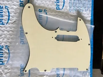 £8.95 • Buy Left Handed Telecaster Off White Scratch Plate/Pick Guard