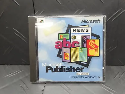 Microsoft Publisher CD Deluxe Windows 95 CD Deluxe + CD Key • $23.99