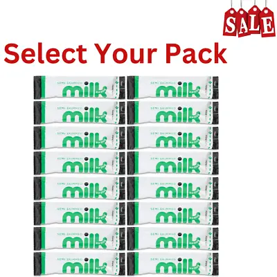 Semi Skimmed Milk Sticks 10ml Long Life Hotel Portions Creamer Sachets Lakeland • £10.99