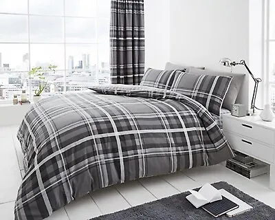 Luxury Reversible Duvet Cover Bedding Set Single Double King Size Quilt Covers • £16.99