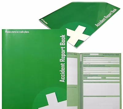 Accident Report Book Hse Compliant First Aid School/office Injury Health Record • £5.95