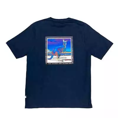 Fashion T-Shirt KANGOL Tee Established Men L Blue - KAS23-TSH13-139-L • $34.57