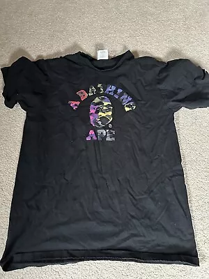 BAPE A Bathing Ape Men's Size XL Camo Camoflage S/S Tee T-Shirt • $49.99