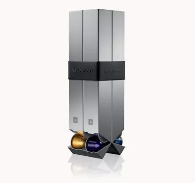 Nespresso Pixie Capsule Dispenser - Brushed Alu - Holds 4 Sleeves / 40 Pods  • $45